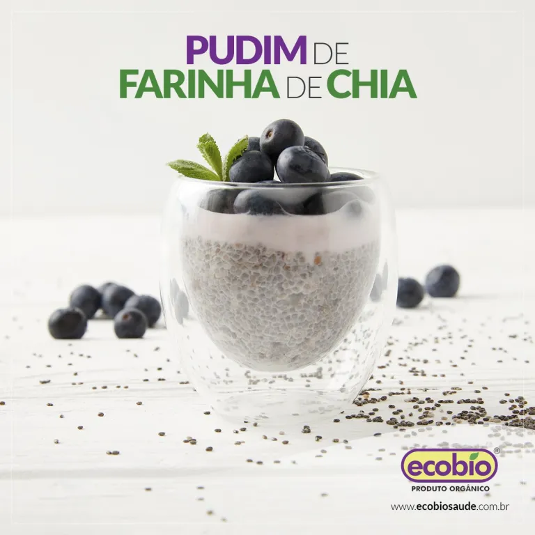 Pudim de Farinha de Chia